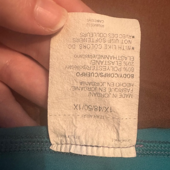 Under armour reversibles crop top in purple and teal 1x - Picture 4 of 6